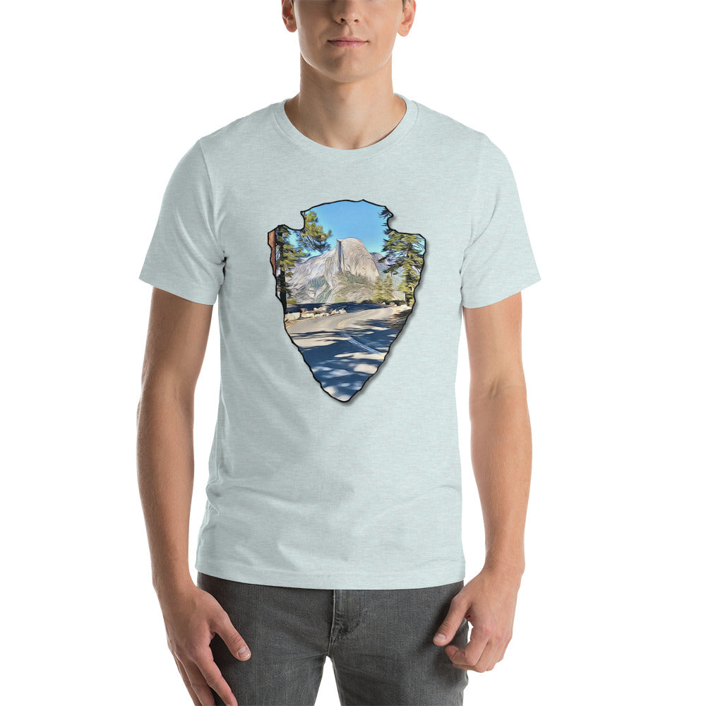 Road to Glacier Point Arrowhead Unisex t-shirt