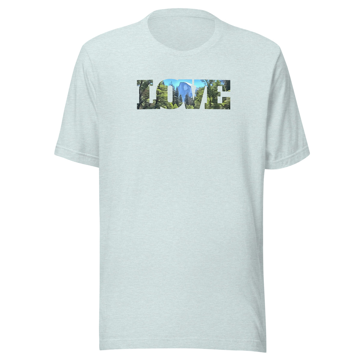 Half Dome LOVE Unisex t-shirt