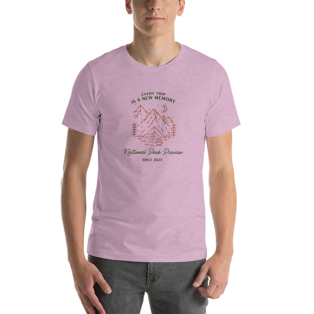 Every Trip is a New Memory Unisex t-shirt