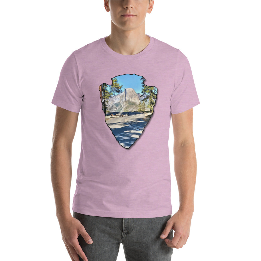 Road to Glacier Point Arrowhead Unisex t-shirt