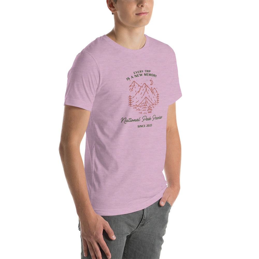 Every Trip is a New Memory Unisex t-shirt