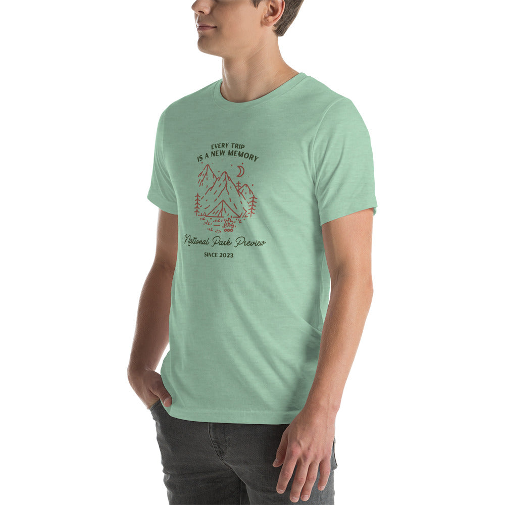 Every Trip is a New Memory Unisex t-shirt