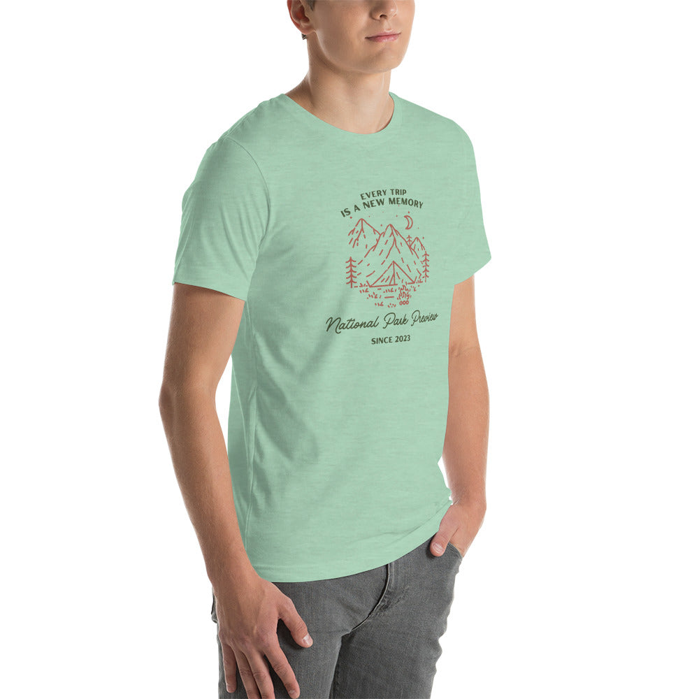 Every Trip is a New Memory Unisex t-shirt