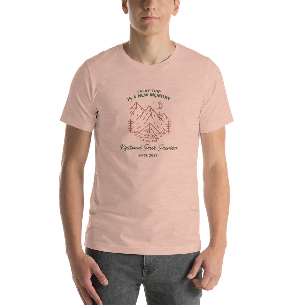 Every Trip is a New Memory Unisex t-shirt