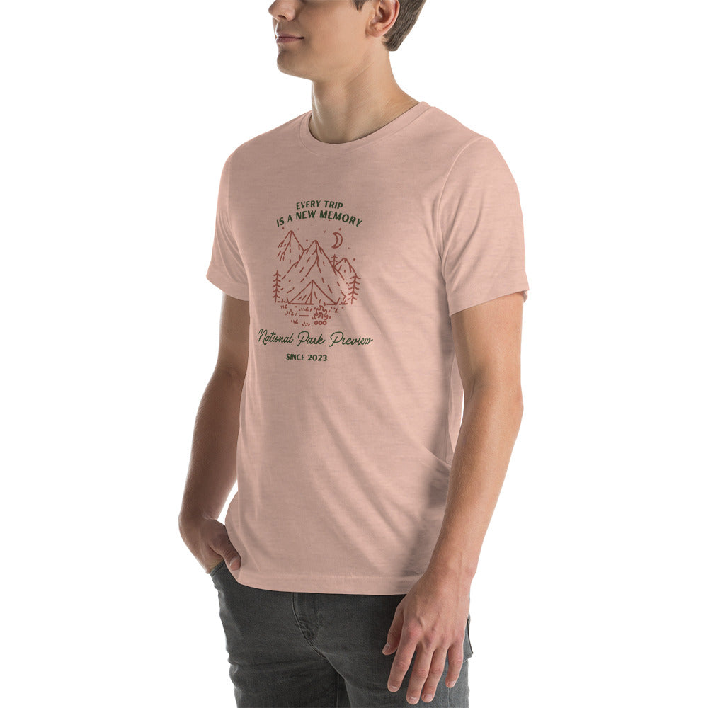 Every Trip is a New Memory Unisex t-shirt