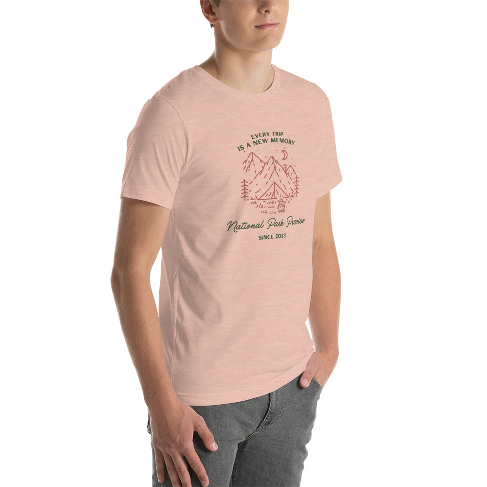 Every Trip is a New Memory Unisex t-shirt