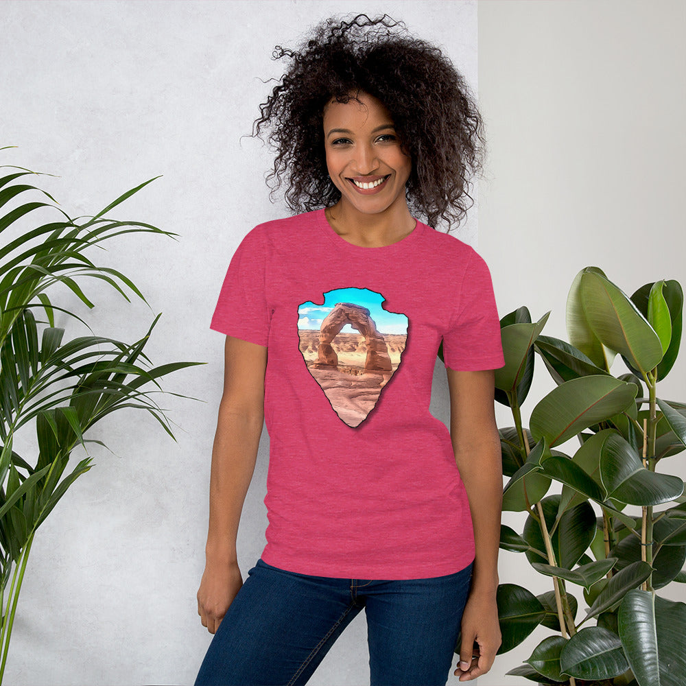 Delicate Arch  Arrowhead Unisex t-shirt
