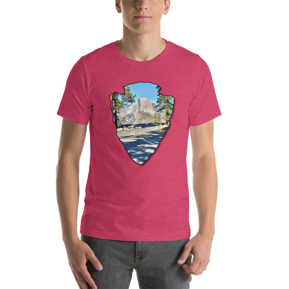 Road to Glacier Point Arrowhead Unisex t-shirt