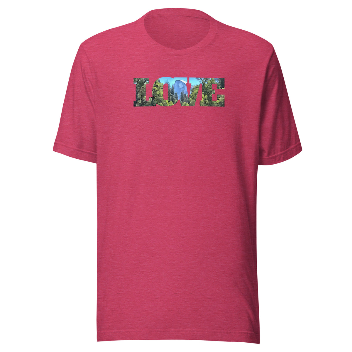 Half Dome LOVE Unisex t-shirt