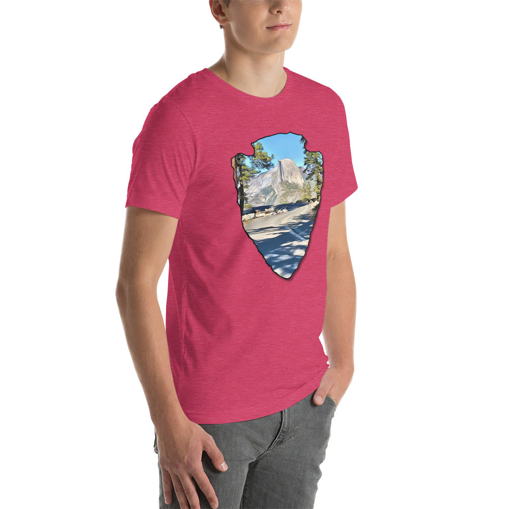 Road to Glacier Point Arrowhead Unisex t-shirt