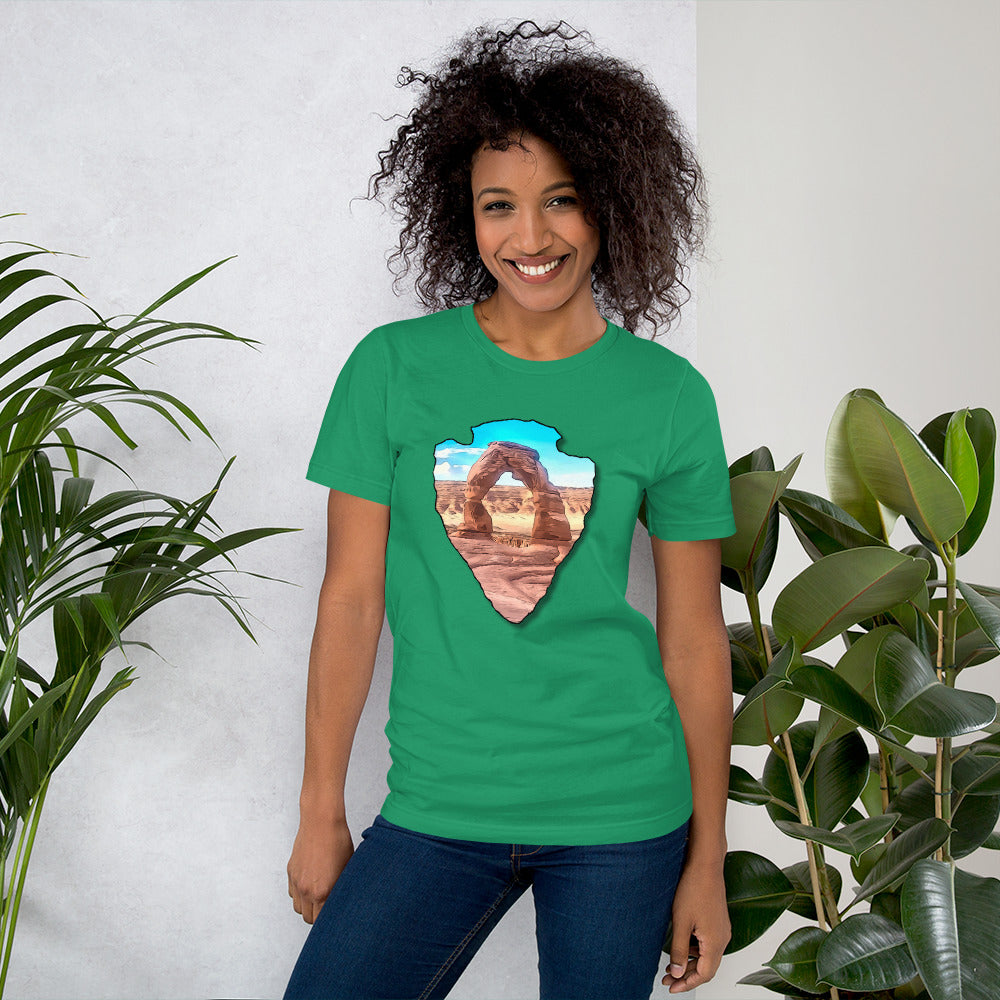 Delicate Arch  Arrowhead Unisex t-shirt