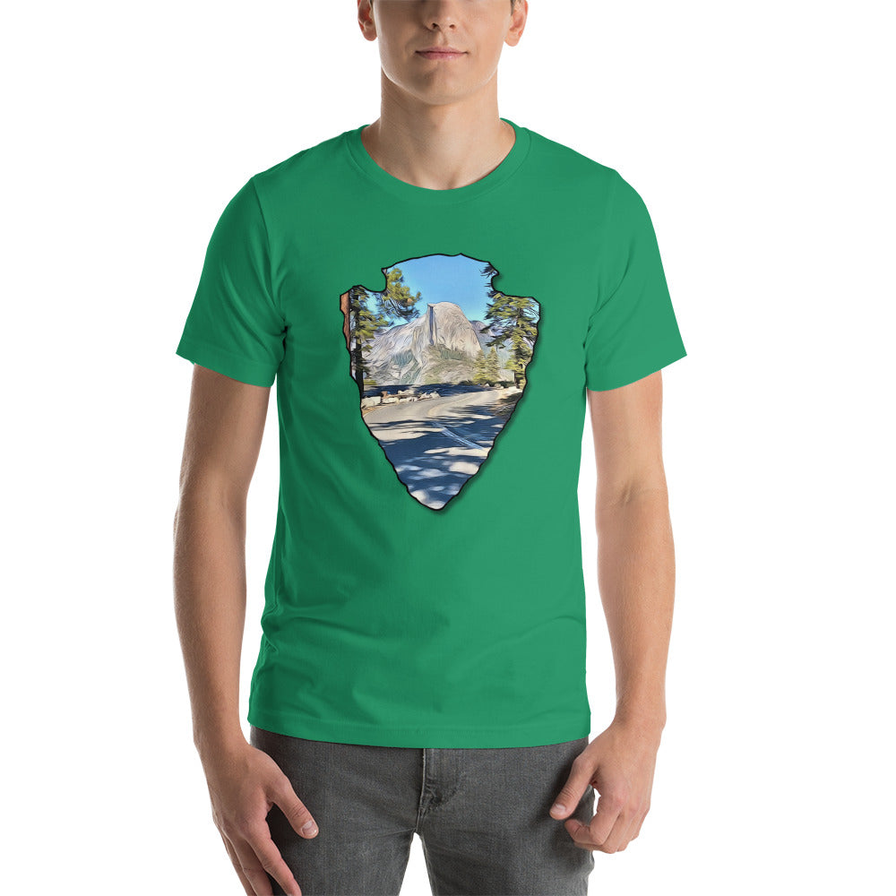 Road to Glacier Point Arrowhead Unisex t-shirt