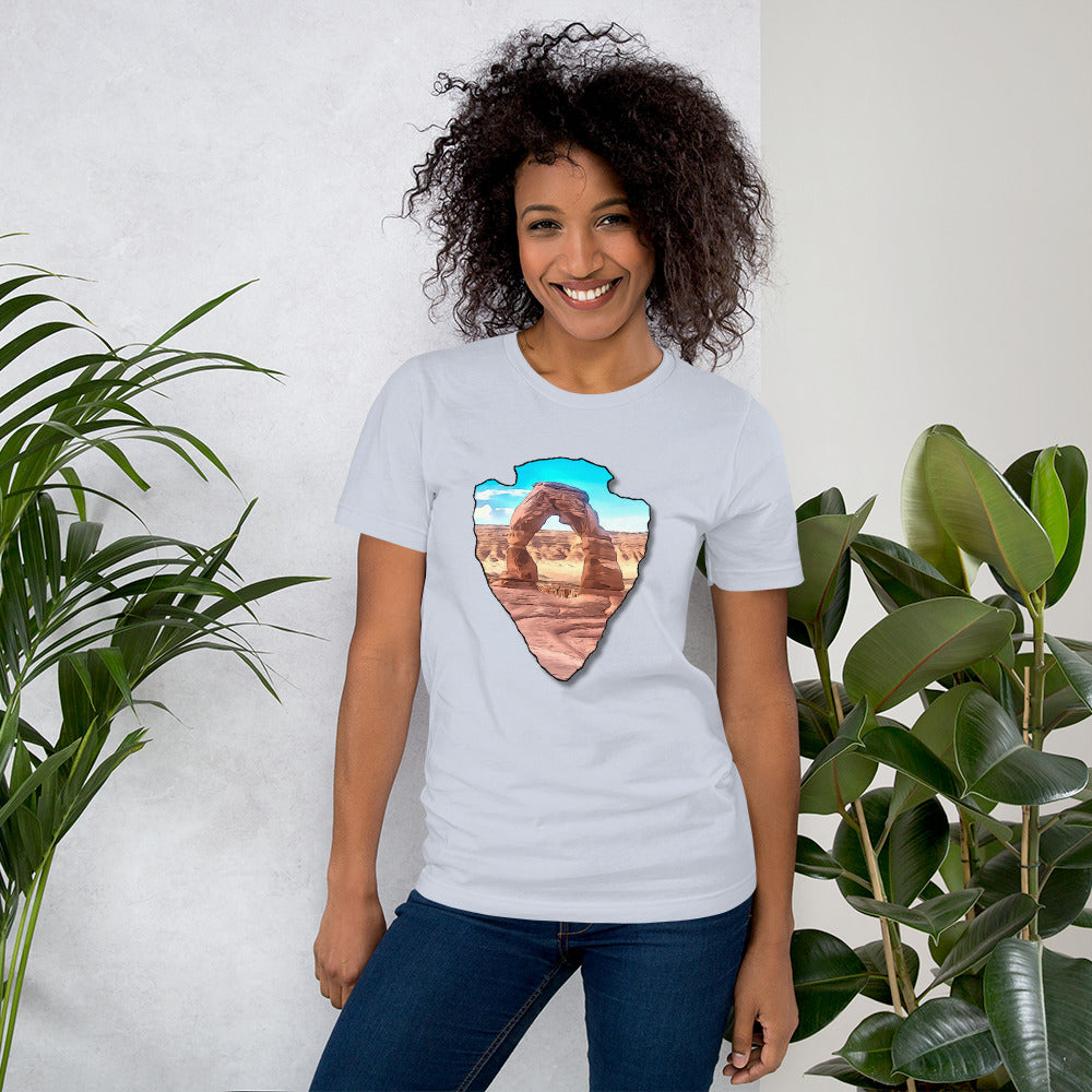 Delicate Arch  Arrowhead Unisex t-shirt