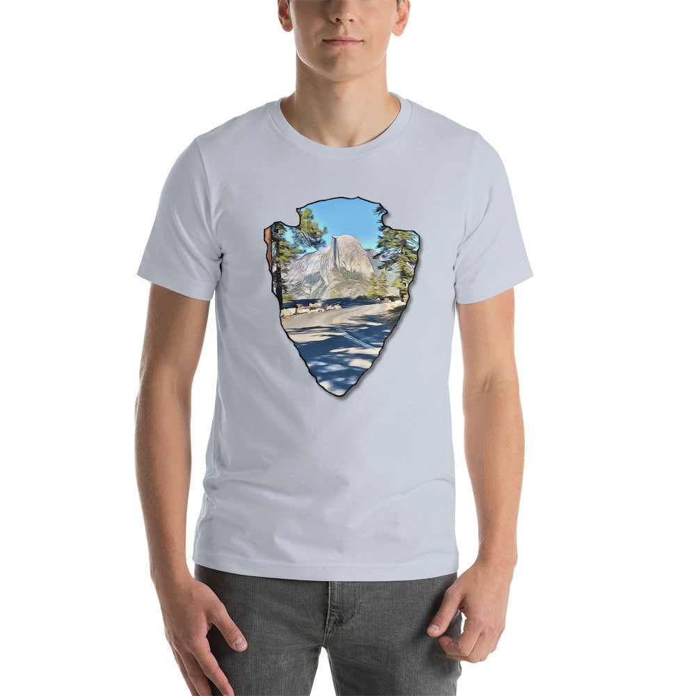 Road to Glacier Point Arrowhead Unisex t-shirt