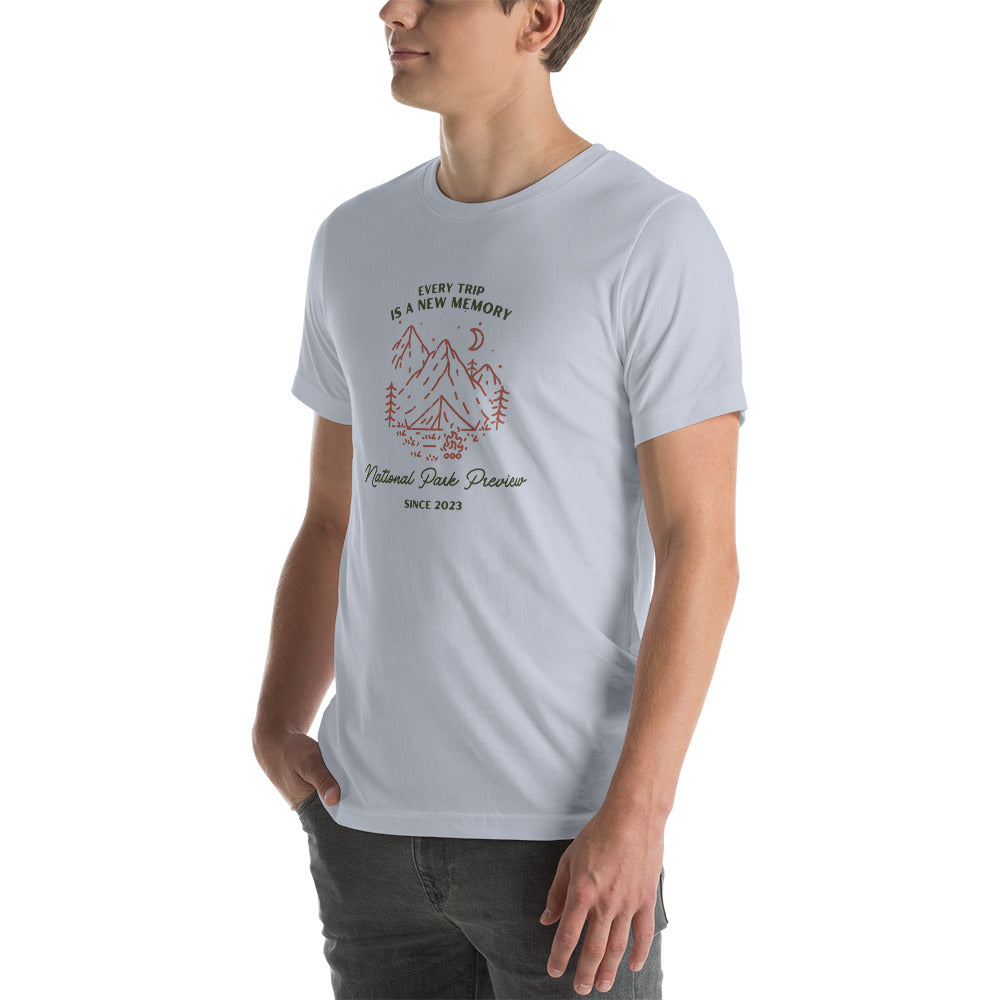 Every Trip is a New Memory Unisex t-shirt
