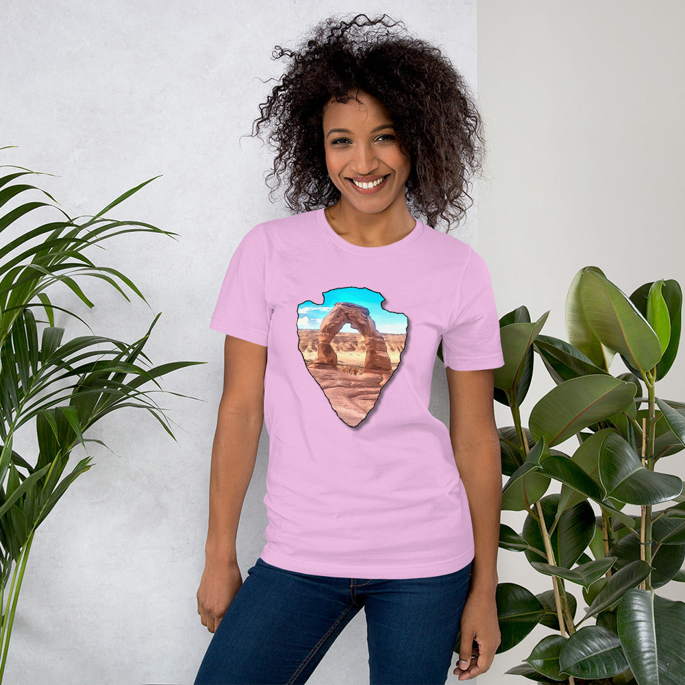 Delicate Arch  Arrowhead Unisex t-shirt