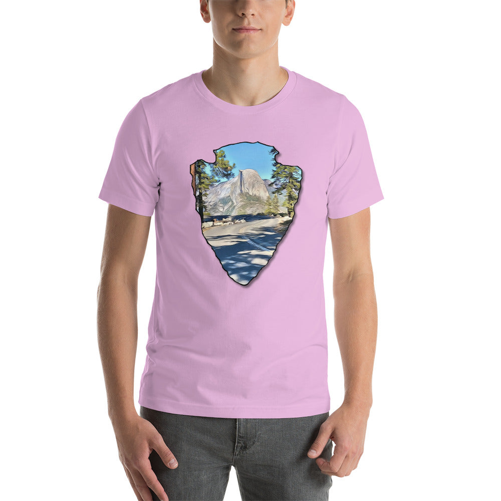 Road to Glacier Point Arrowhead Unisex t-shirt