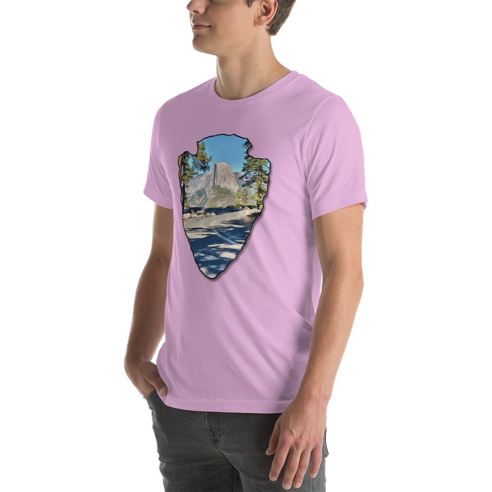 Road to Glacier Point Arrowhead Unisex t-shirt