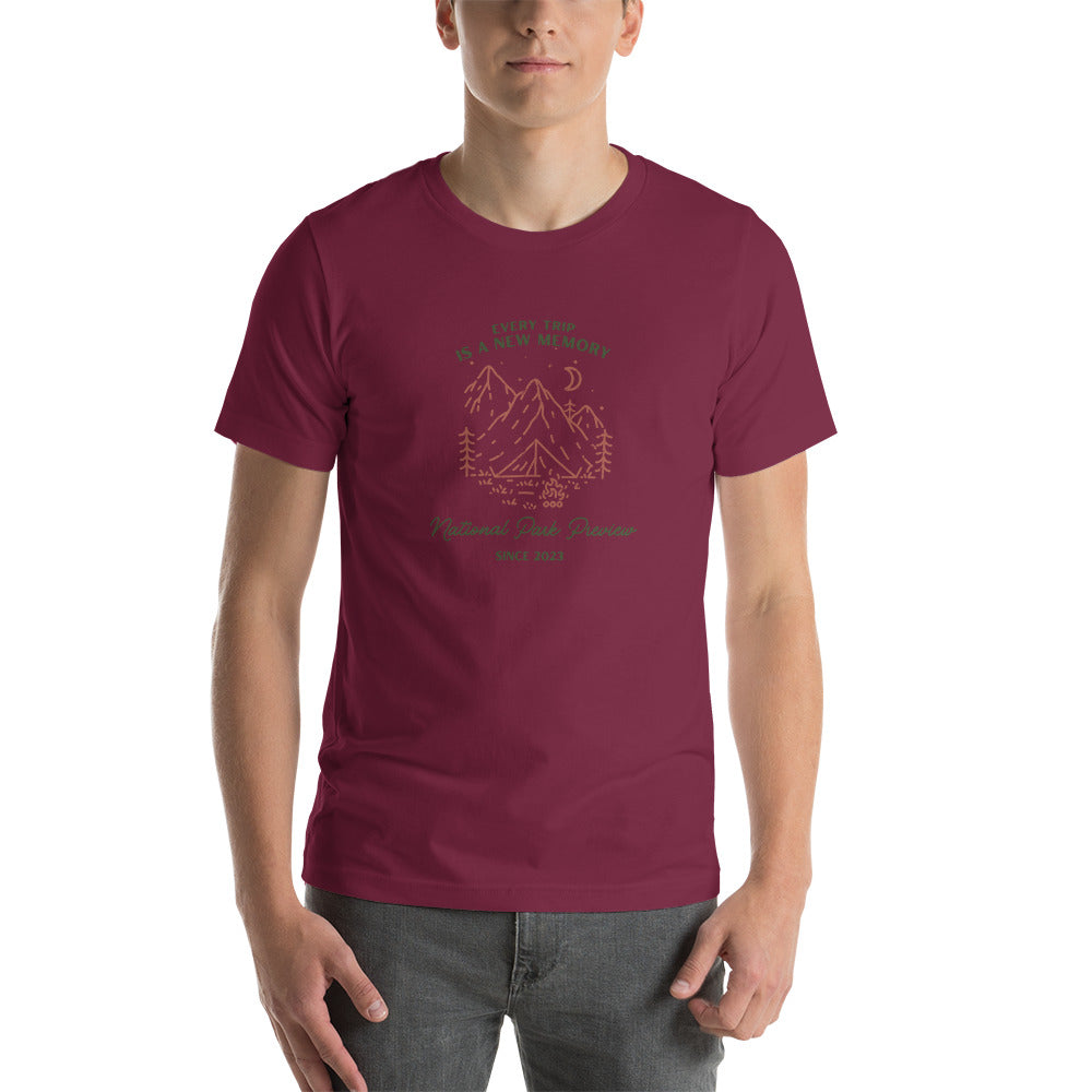 Every Trip is a New Memory Unisex t-shirt