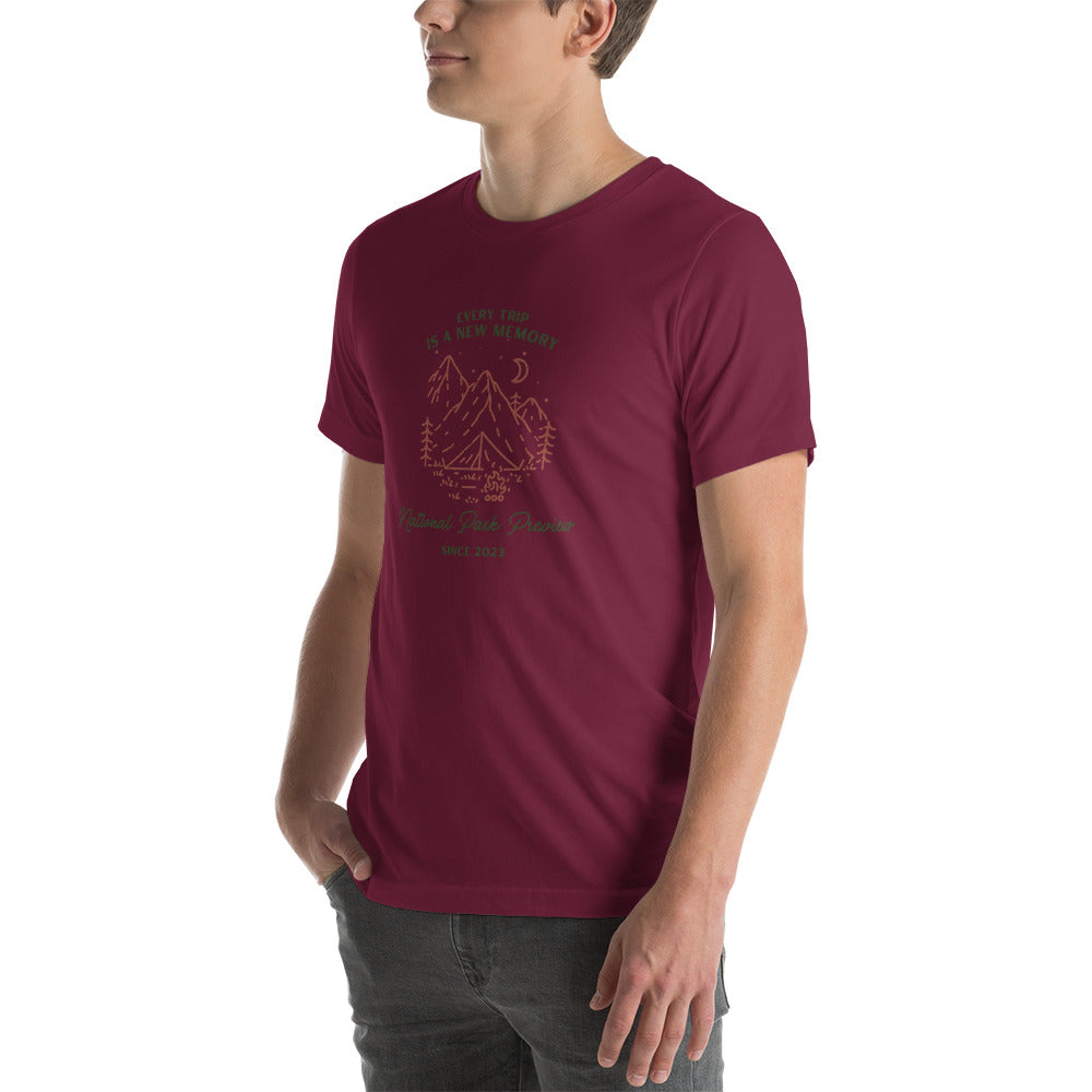 Every Trip is a New Memory Unisex t-shirt