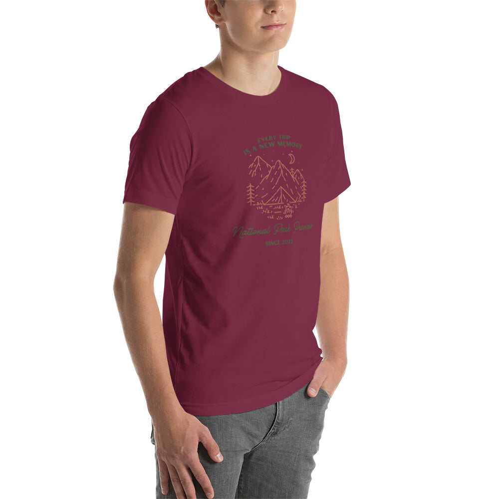 Every Trip is a New Memory Unisex t-shirt