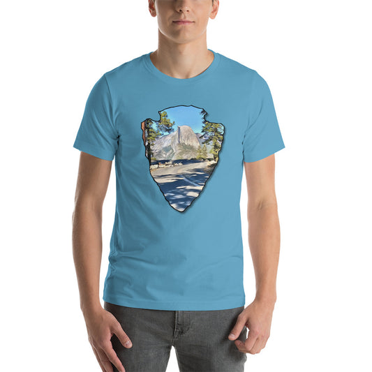 Road to Glacier Point Arrowhead Unisex t-shirt