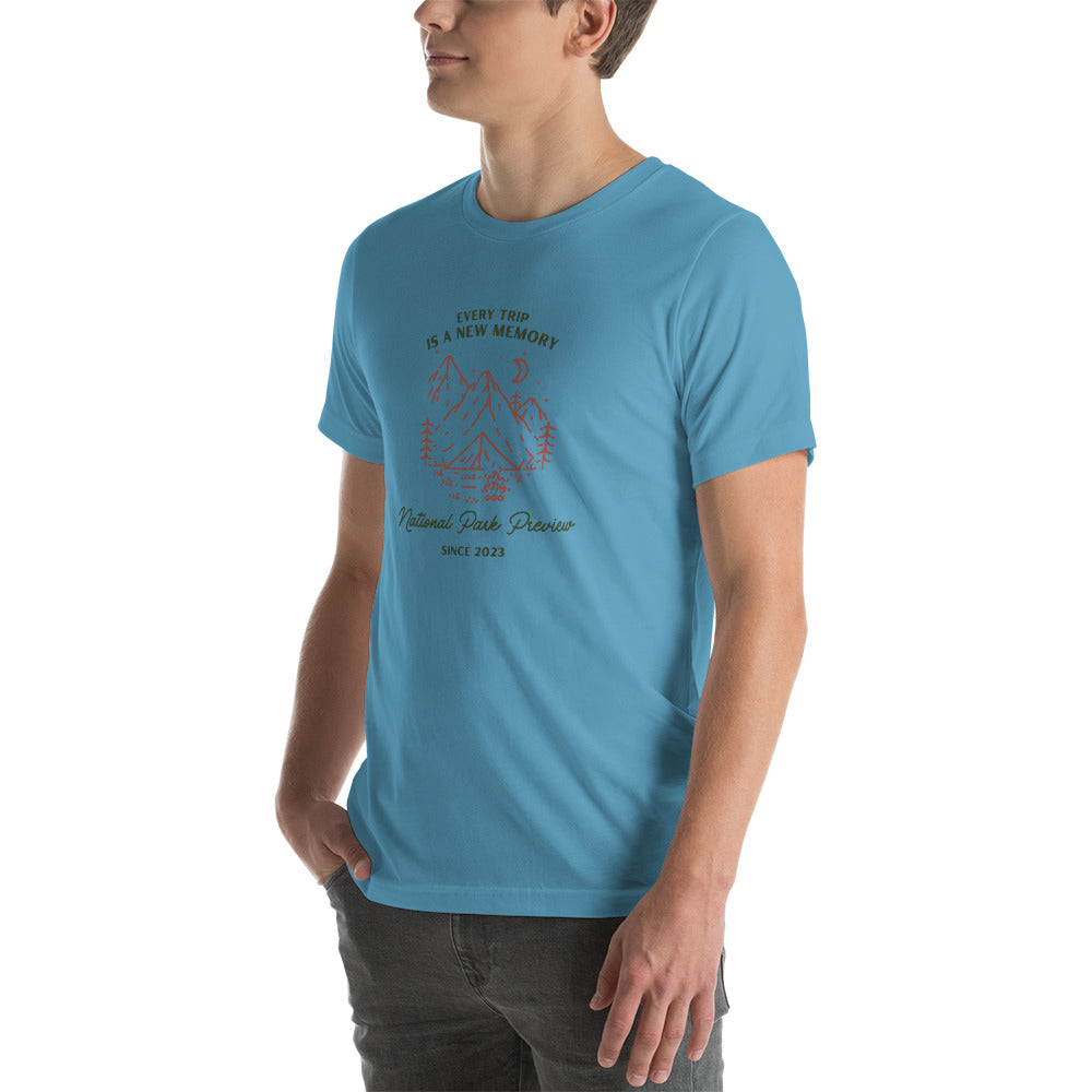 Every Trip is a New Memory Unisex t-shirt
