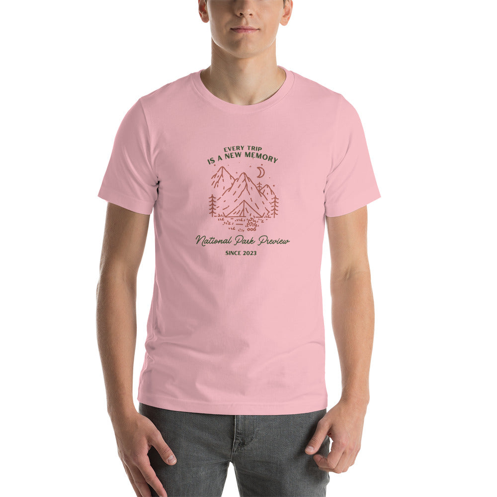 Every Trip is a New Memory Unisex t-shirt