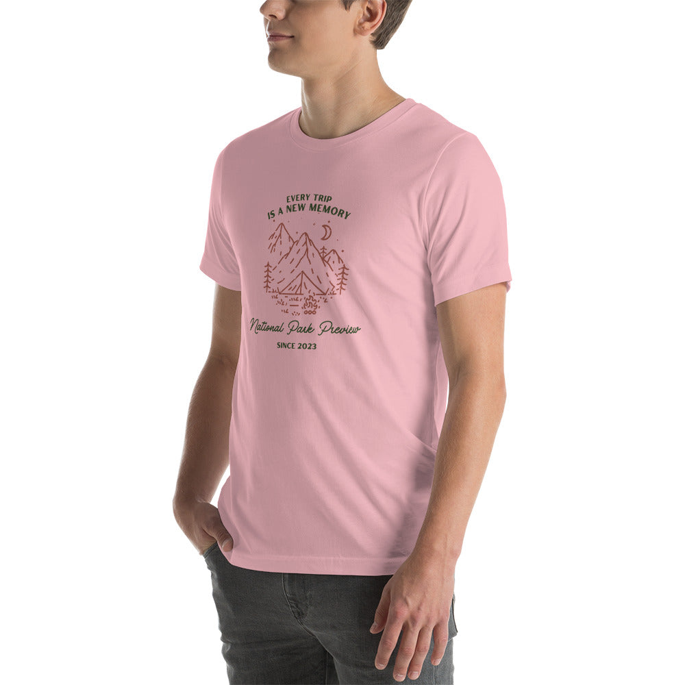 Every Trip is a New Memory Unisex t-shirt