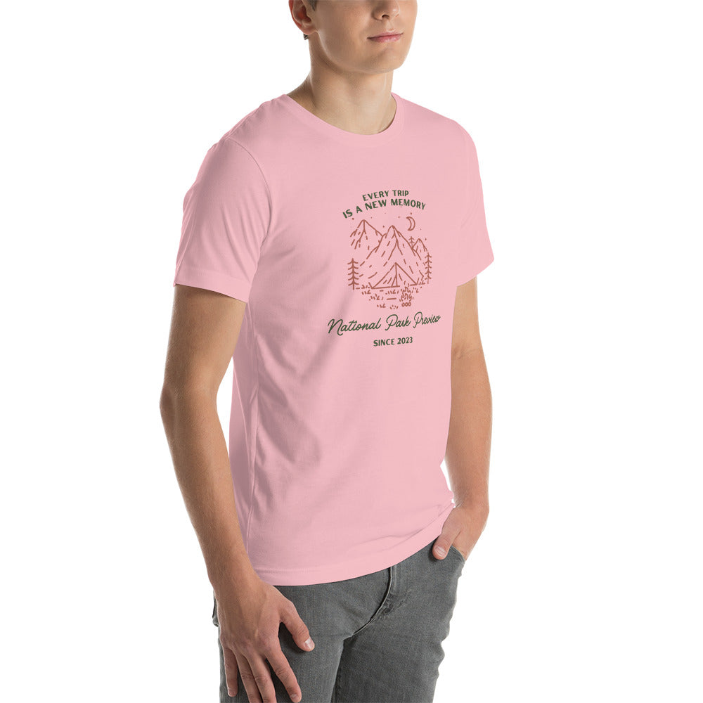 Every Trip is a New Memory Unisex t-shirt