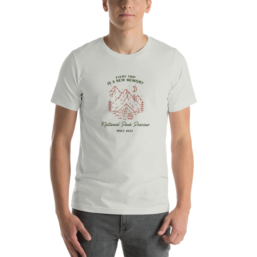 Every Trip is a New Memory Unisex t-shirt