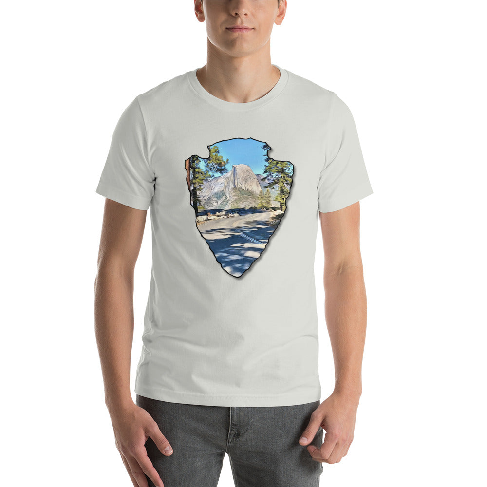 Road to Glacier Point Arrowhead Unisex t-shirt