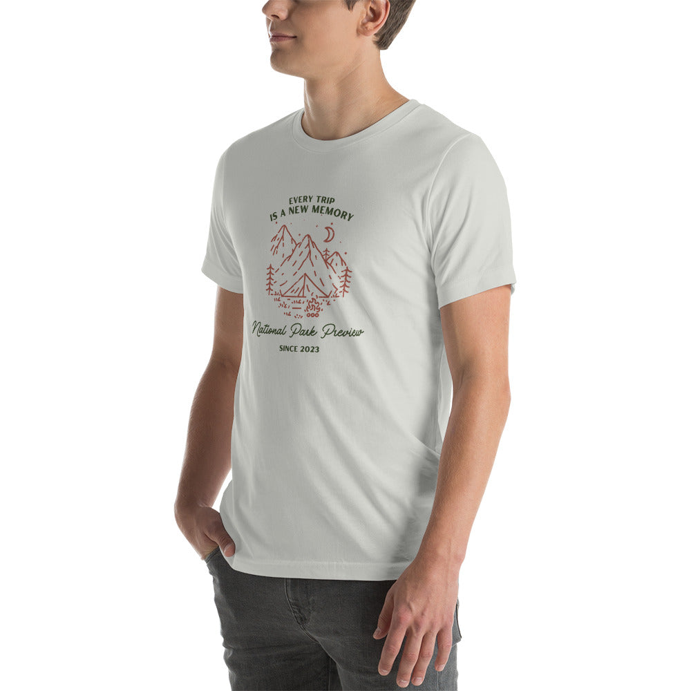 Every Trip is a New Memory Unisex t-shirt