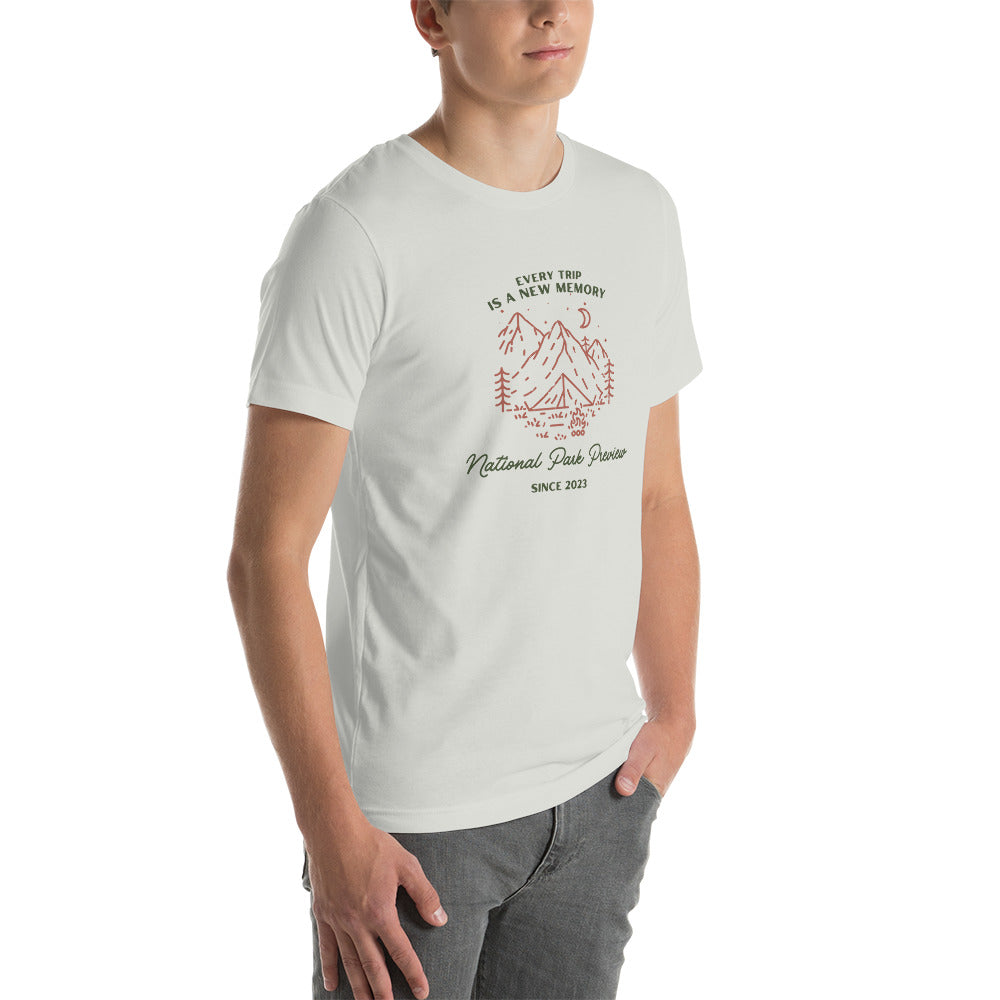 Every Trip is a New Memory Unisex t-shirt