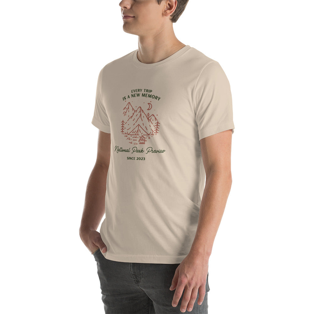 Every Trip is a New Memory Unisex t-shirt