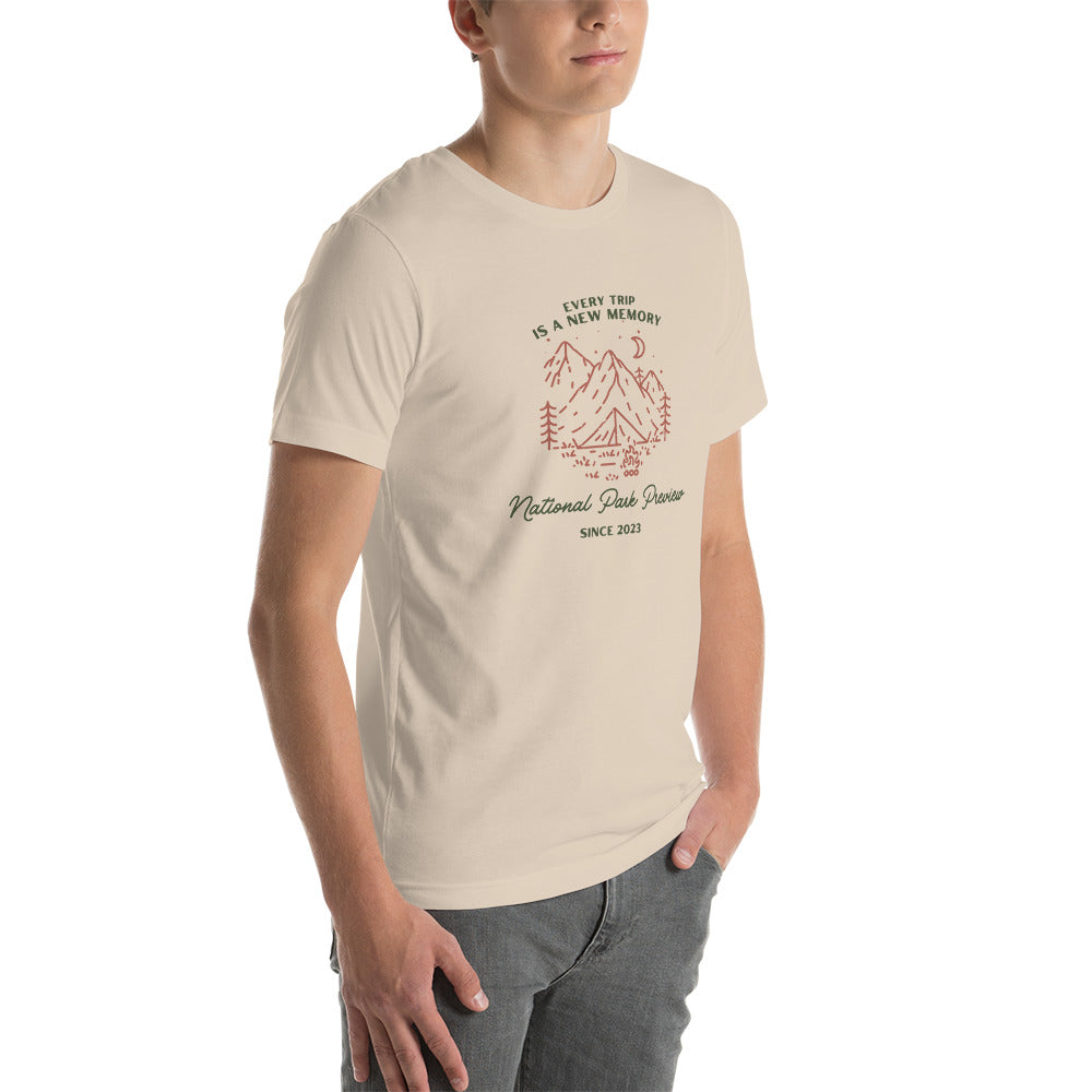 Every Trip is a New Memory Unisex t-shirt