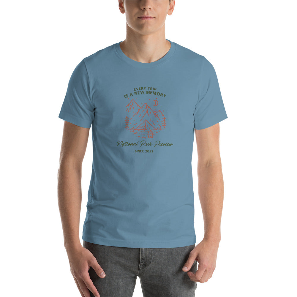 Every Trip is a New Memory Unisex t-shirt