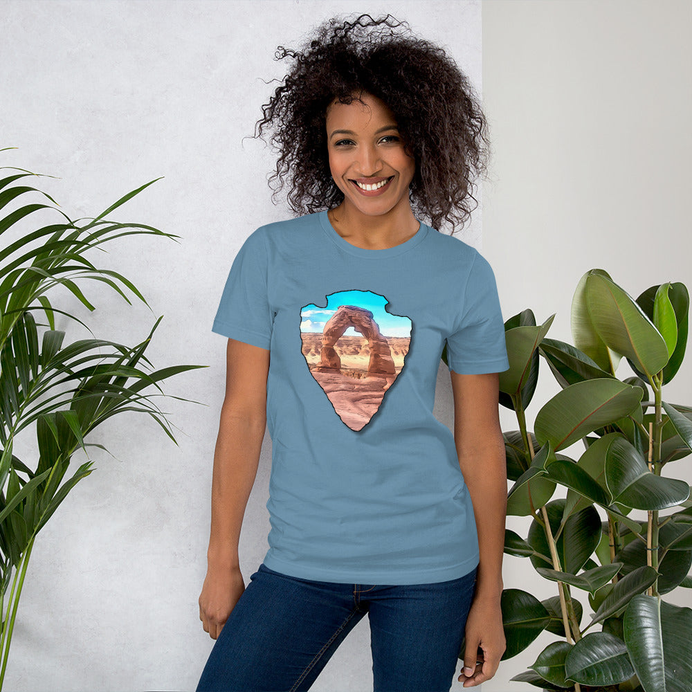 Delicate Arch  Arrowhead Unisex t-shirt