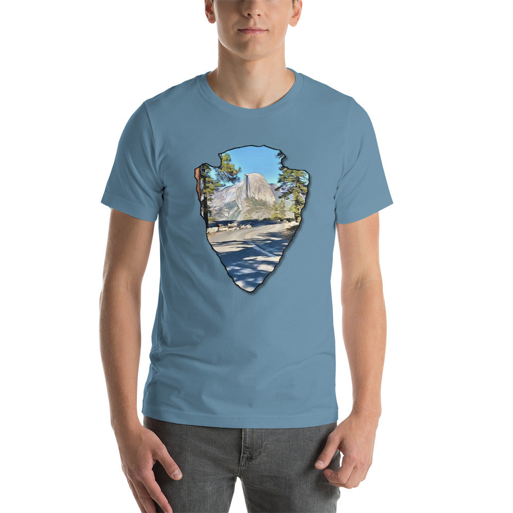 Road to Glacier Point Arrowhead Unisex t-shirt
