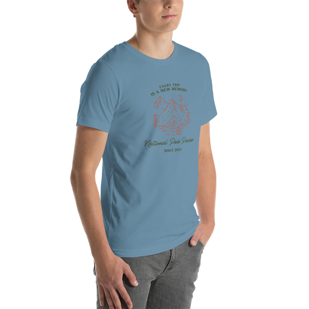 Every Trip is a New Memory Unisex t-shirt