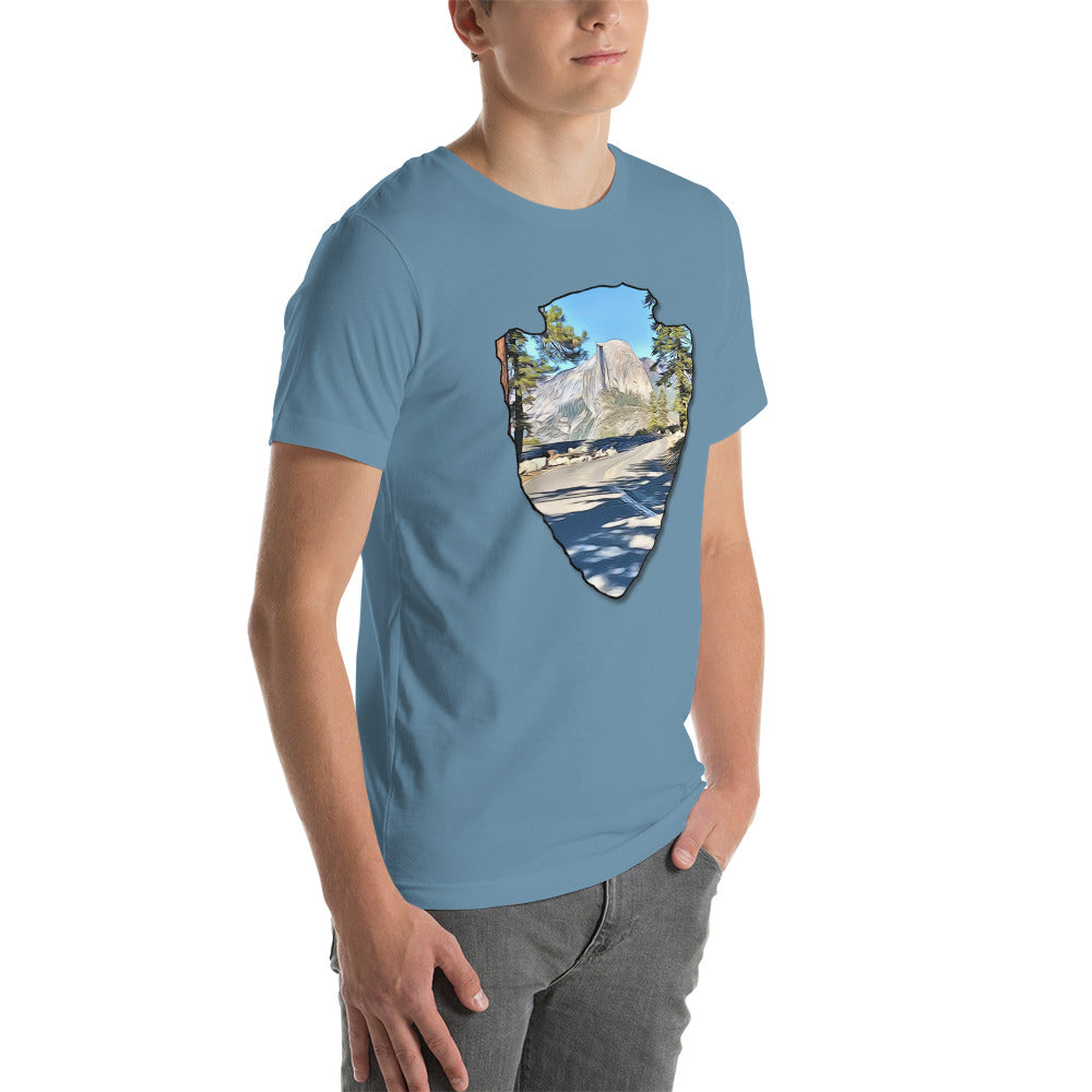 Road to Glacier Point Arrowhead Unisex t-shirt