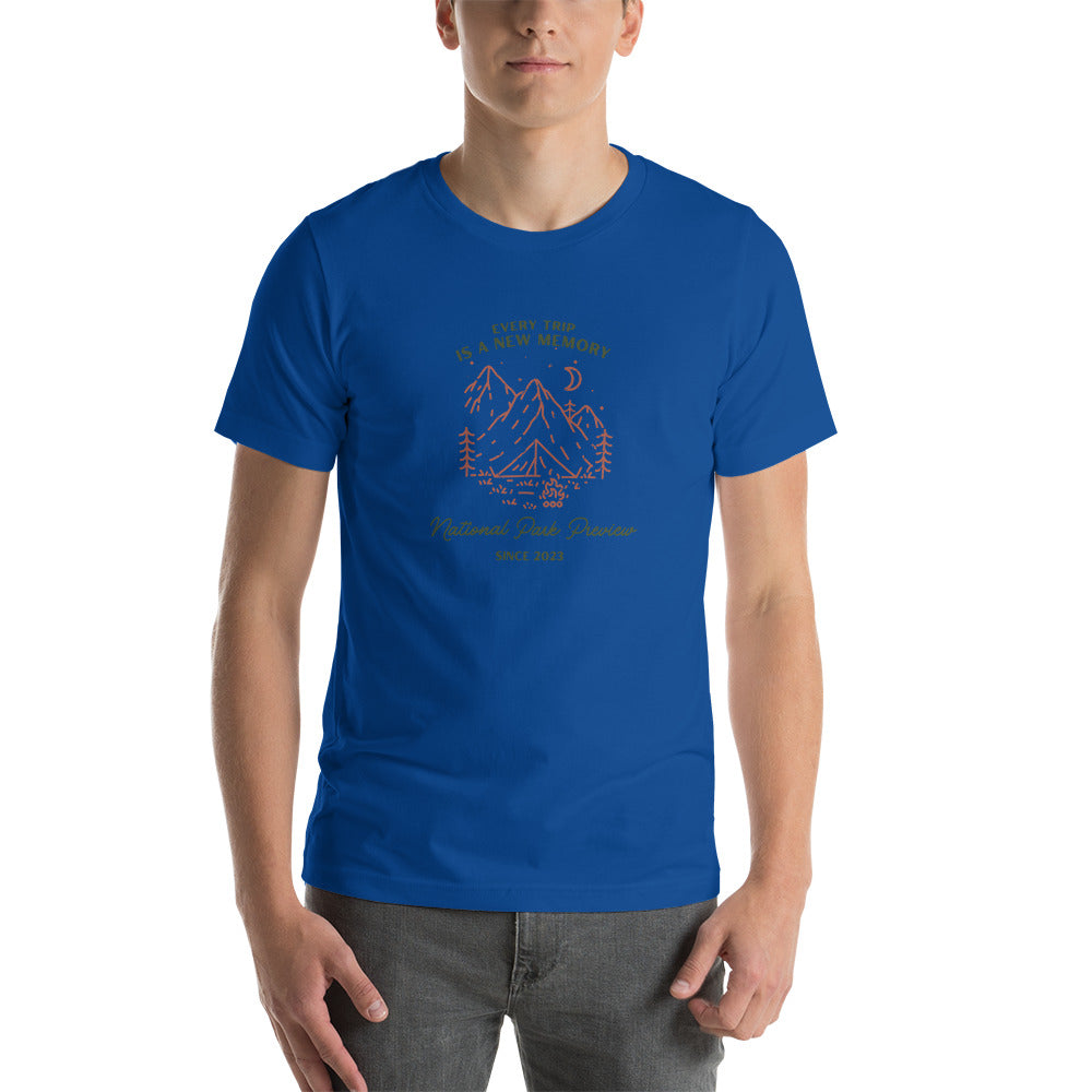 Every Trip is a New Memory Unisex t-shirt
