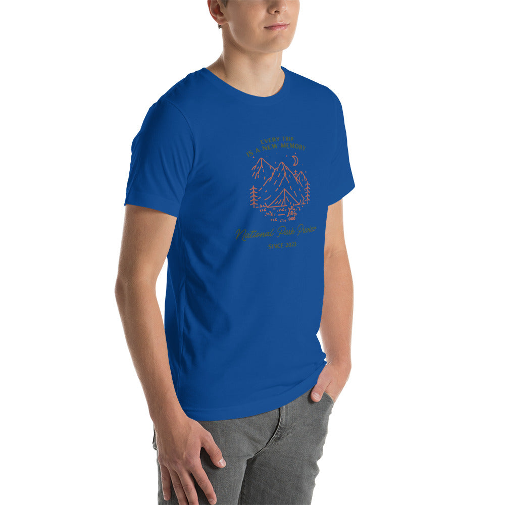 Every Trip is a New Memory Unisex t-shirt