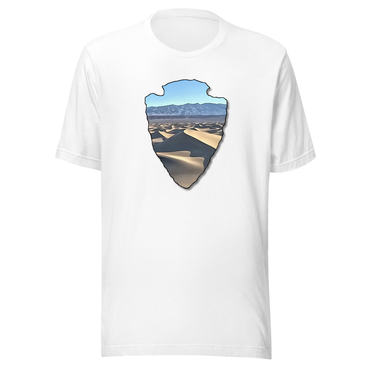 Mesquite Flat Sand Dunes Arrowhead Unisex t-shirt