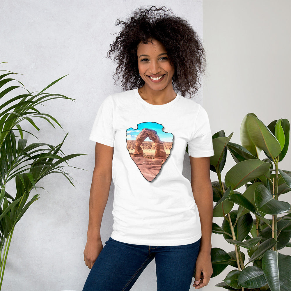Delicate Arch  Arrowhead Unisex t-shirt