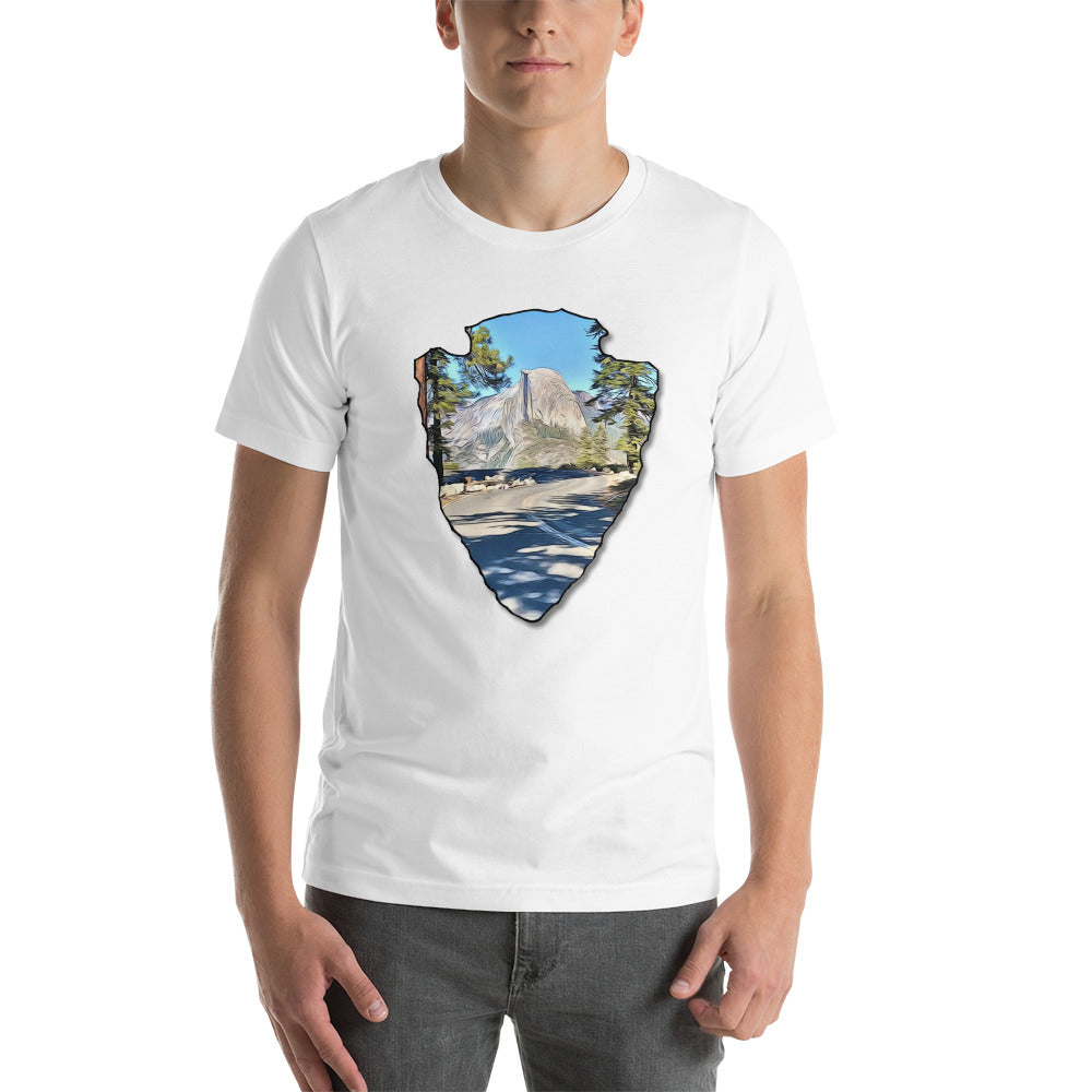 Road to Glacier Point Arrowhead Unisex t-shirt
