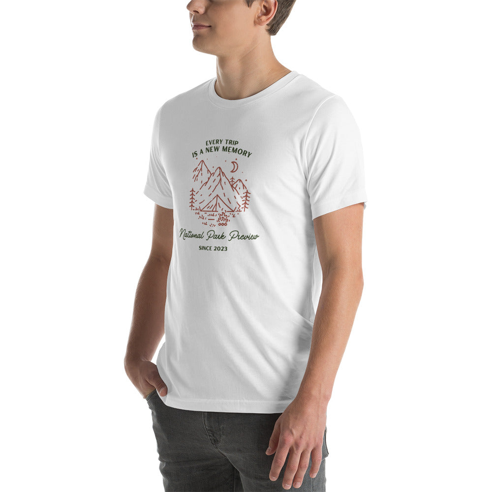 Every Trip is a New Memory Unisex t-shirt