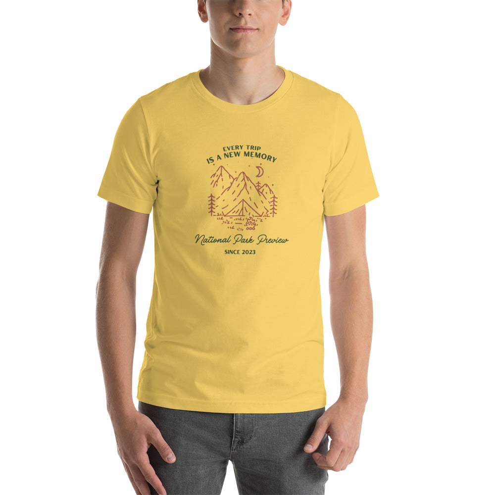 Every Trip is a New Memory Unisex t-shirt