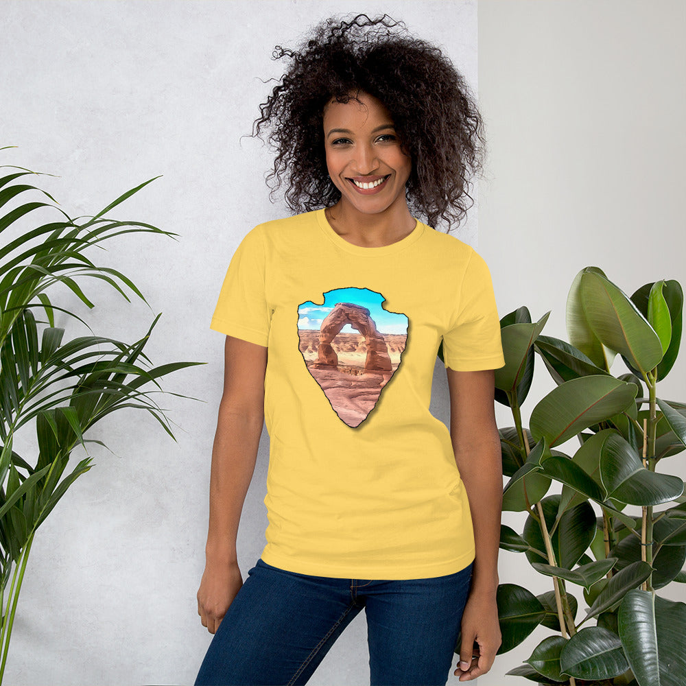 Delicate Arch  Arrowhead Unisex t-shirt