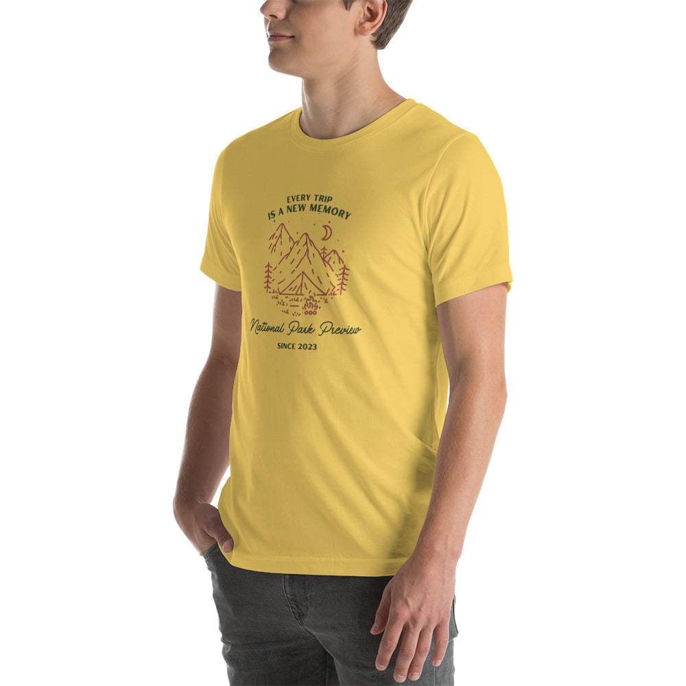 Every Trip is a New Memory Unisex t-shirt